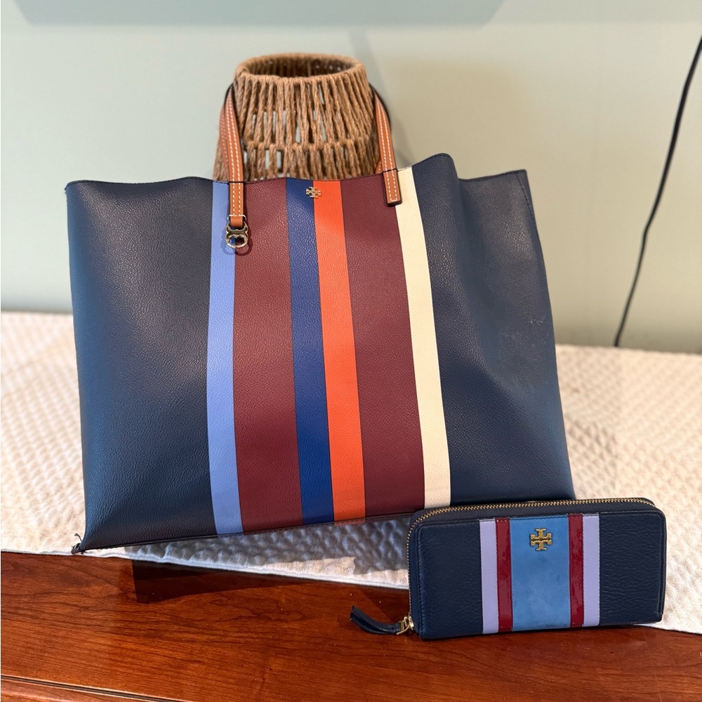 Tory Burch Tote and Wallet Set